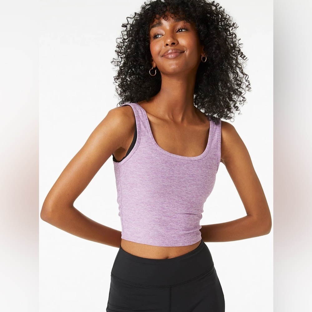NWT Outdoor Voices All Day Crop Top Provence